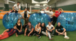Partie de Bubble Bump près de Lille