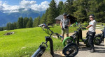 Randonnée en trottinette électrique à La Plagne