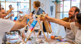 Apéro peinture à Orbey près de Colmar