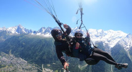 Baptême en parapente près de Chamonix