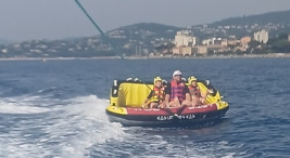 Session de bouée tractée à Sainte-Maxime 