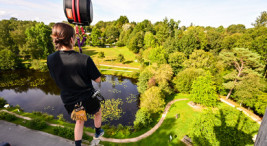 Saut en chute libre contrôlée dans la forêt de Camors