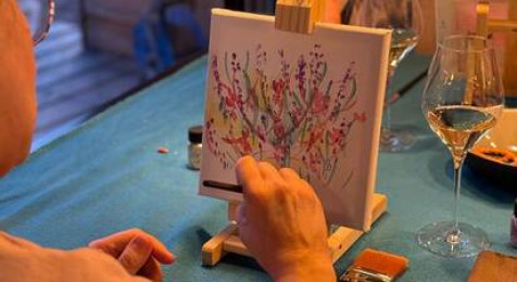 Apéro peinture à Orbey près de Colmar