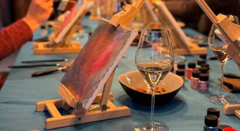 Apéro peinture à Orbey près de Colmar