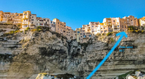 Week-end insolite - Appartement à flanc de falaise avec vue mer à Bonifacio
