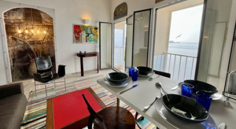 Week-end insolite - Appartement à flanc de falaise avec vue mer à Bonifacio