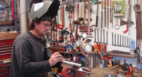 Atelier et création de bijoux en cuivre à Nevez près de Concarneau