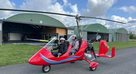 Baptême de l'air en autogire à Valenciennes