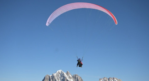 Baptême en parapente près de Chamonix