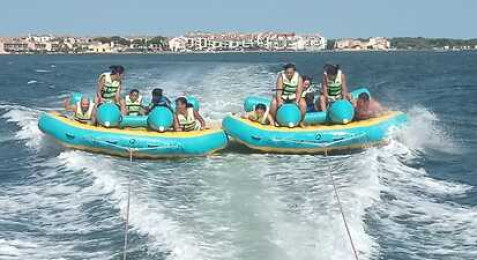 Bouée tractée à Port Barcarès