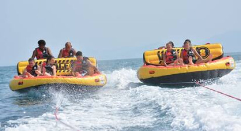 Bouée tractée à Port Barcarès