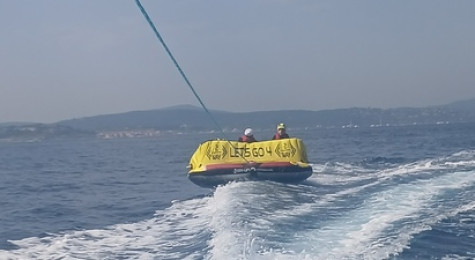 Session de bouée tractée à Sainte-Maxime 