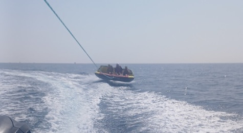 Session de bouée tractée à Sainte-Maxime 