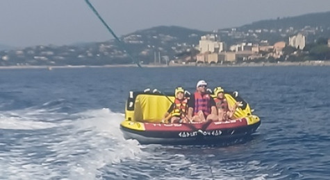 Session de bouée tractée à Sainte-Maxime 