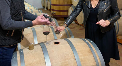 Dégustation de vin au Château au cœur de Pomerol