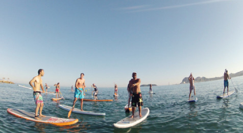 Initiation au paddle à Marseille - Port de la Pointe Rouge