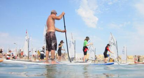 Initiation au paddle à Marseille - Port de la Pointe Rouge