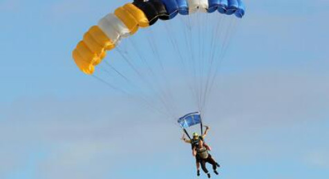 Baptême en hélicoptère et saut en parachute tandem à Argelès-sur-Mer