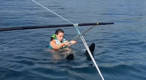 Session de ski nautique ou wakeboard à Sainte-Maxime