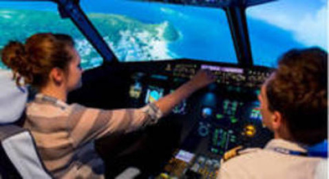 Simulateur de vol en avion Boeing 737 à Paris
