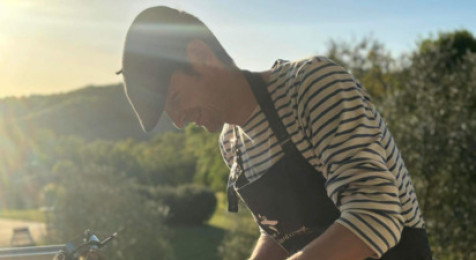 Visite d'une ferme de porcs noirs gascons près de Cahors